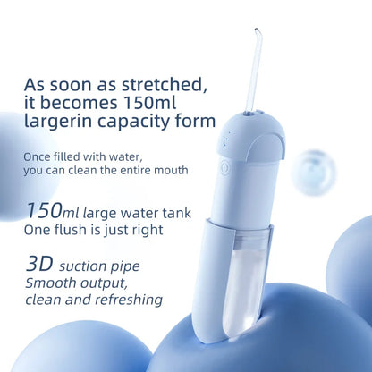 Electric portable toothbrush with water toothbrush for cleaning teeth, household water floss toothbrush for cleaning teeth