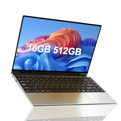 LENO Ultra Slim 14.1" Windows 11 Laptop | 16GB RAM | Intel 4405U | 256GB–2TB SSD | FlipStylez LLC®