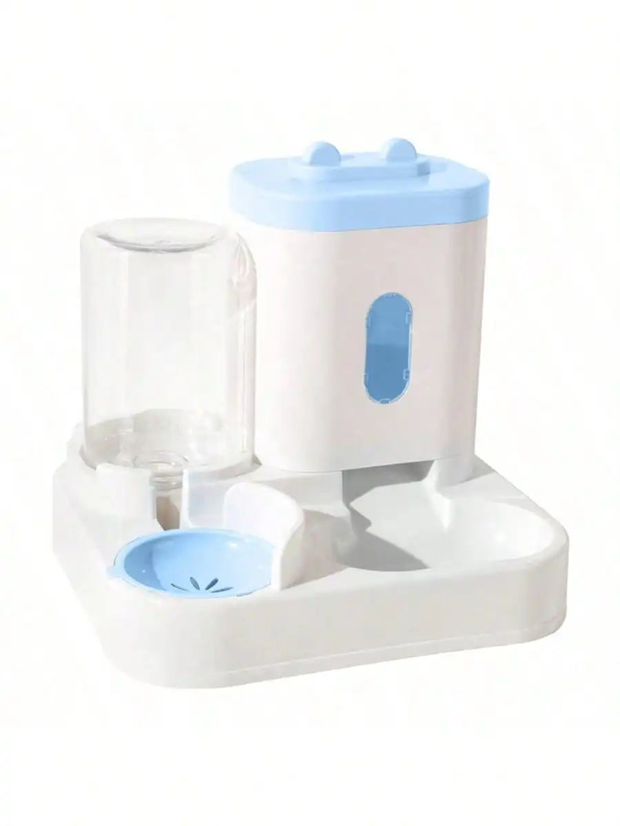 1-Pack Automatic Gravity-Fed Cat Water Dispenser & Feeder
