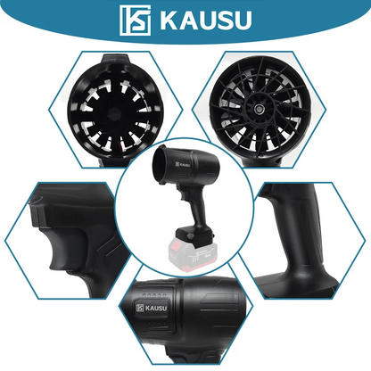 Cordless Electric Blower Jet Fan Lithium Battery Powered Handheld Dust Leafs Snow Removal Power Tool For Makita 18V Battery