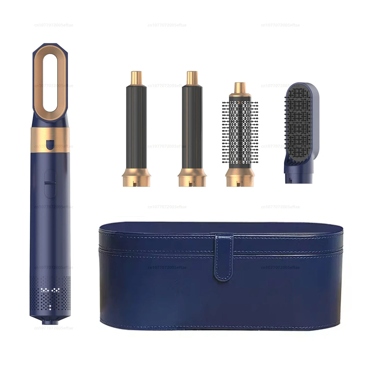 5 In 1 Styling Hair Dryer Electric Comb Negative Ion Professional Automatic Comb Curly Hair Straight Hair Comb Styling Tool