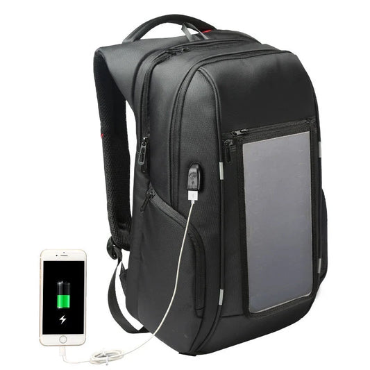 6.4W 9w solar charging power supply backpack with mobile power supply USB charger