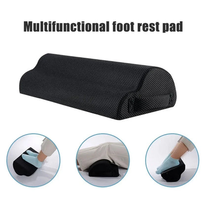 Foot Rest for Under Desk, Soft Foam Office Accessory with Washable Cover, Foot Stool for Car Home Office, Relieves Leg & Ankle