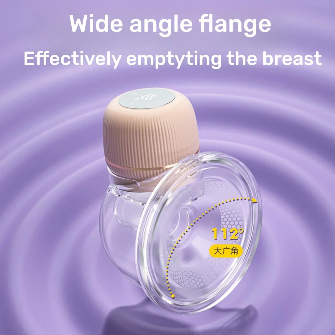 Wearable Electric Breastmilk Pump Handsfree BPA Free With 3 Mode 9 Levels Adjustable Low Noise Wireless Breastfeeding Pump