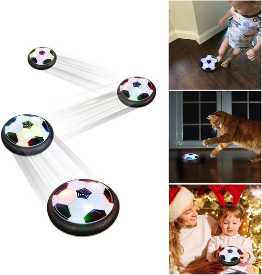 18cm LED Hover Football with Foam Buffer Electric Football Parent-child Interactive Indoor Sports Toy Children's Birthday Gift