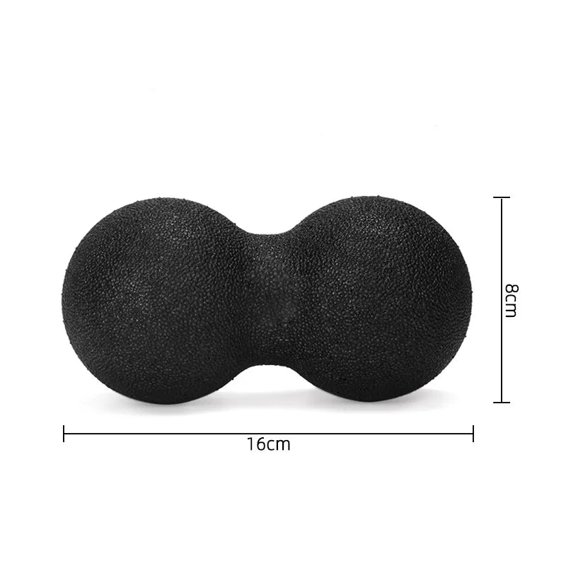 Peanut Massage Acupressure Ball Set Neck Back Trigger Point Massager Myofascial Physical Therapy Release Fitness Yoga Cellulite