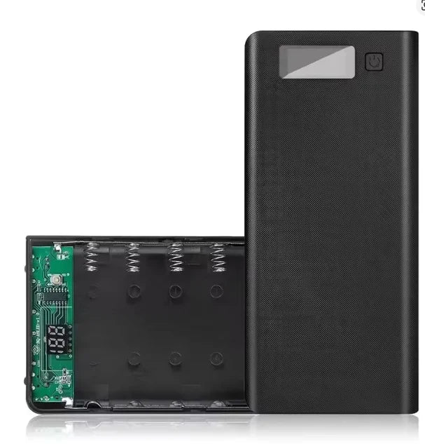 Battery Box Power Bank Kits DIY Shell 8-cell 18650 Holder Cases Charge Storage PD Dual USB Kit for Cellphone Charge
