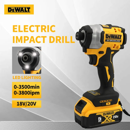 Dewalt DCF850 Wireless Brushless Electric Screwdriver Lightweight 20V Battery Impact Wrench Powerful Portable Tool