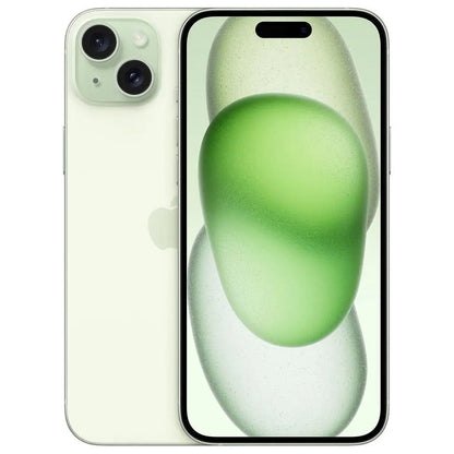 Grade 1‑4 Used Refurbished Apple iPhone 15 Plus Model A2847, Yellow‑Genuine Original Cellphone, Authentic Hardware, Free USB Charging Cord Supplied