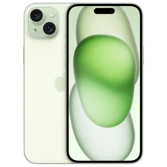 Grade 1‑4 Used Refurbished Apple iPhone 15 Plus Model A2847, Yellow‑Genuine Original Cellphone, Authentic Hardware, Free USB Charging Cord Supplied