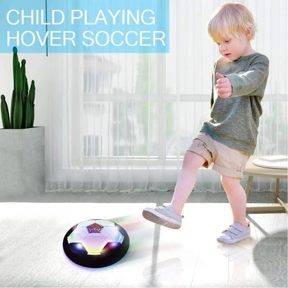 18cm LED Hover Football with Foam Buffer Electric Football Parent-child Interactive Indoor Sports Toy Children's Birthday Gift