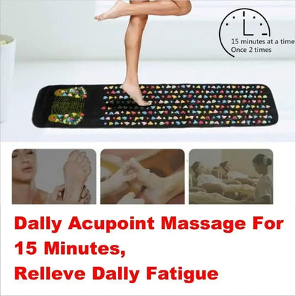Premium Foot Massage Pad with Finger Pressure Plate and Imitation Goose Soft Stone Road - Relieve Pain and Soothe Tired Feet