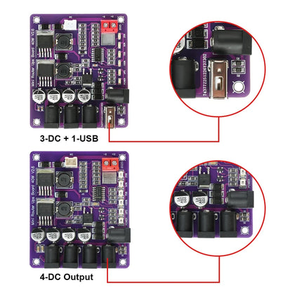 40W Mini Router UPS Board 5V 9V 12V 4-Channel Output Battery Charging Board For Router Uninterruptible Power Supply