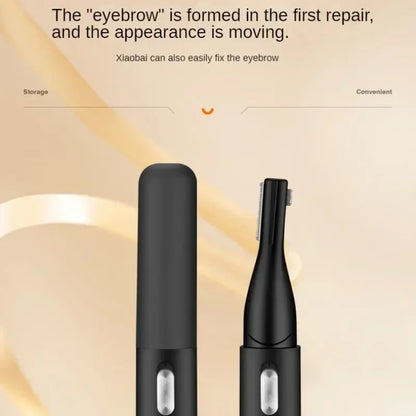 Electric Eyebrow Trimming Tool For Automatic Electric Eyebrow Trimmer Nose Hair Shaving Brush Scraper For Nose Ears and More 1pc