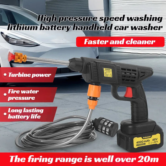 Cordless Handheld Car Wash Spray Gun