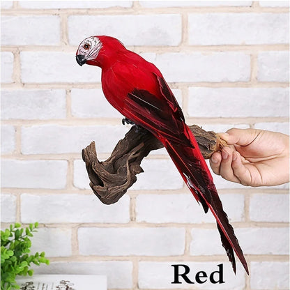 Decorative Feather Parrot Ornament – 25 cm or 35 cm