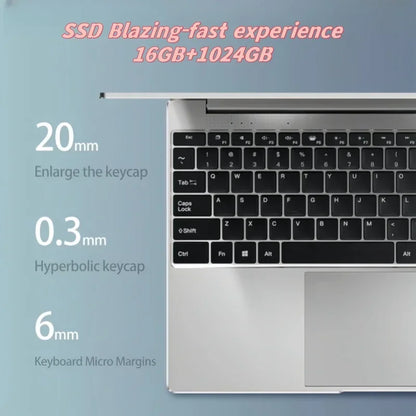2026 14.1' Ultra Slim Laptop Intel Core I9-9900 16GB RAM 1/2TB SSD Windows 11 Fingerprint Unlock Office Game Backlight Laptop
