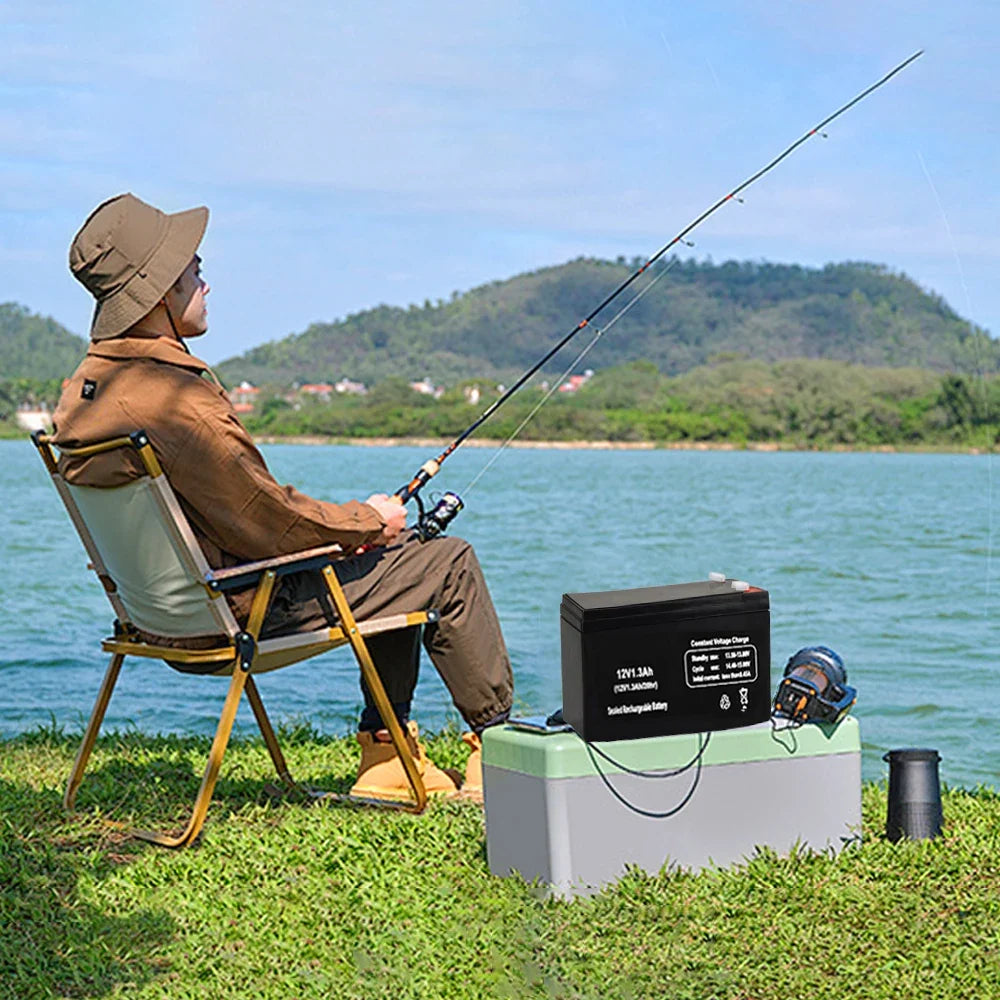 12V 7.2AH Maintenance Free Lead Acid Battery Solar Storage For RV Camping Emergency Power Home Backup