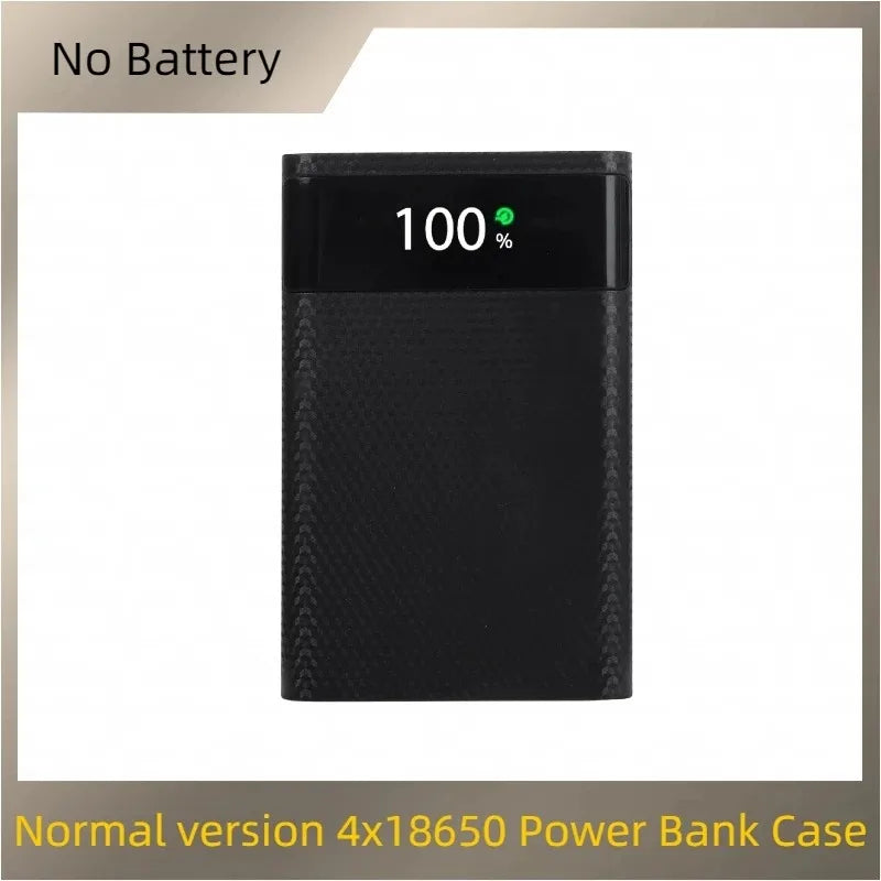 No batteries 18650 Battery DIY Power Bank Case Charge Storage Box 5V Dual USB Type C Holder PD QC3.0 Quick Charge For SmartPhone