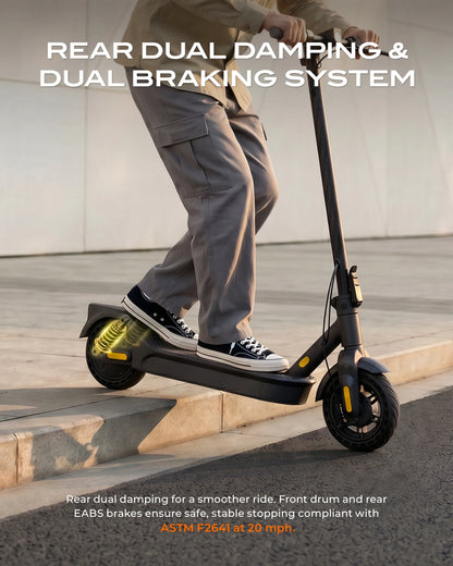 Foldable Adult Electric Scooter 8.5 Inch 500W 36V Long Range E Scooters Portable Commuter E Scooter For Adult Daily Travel