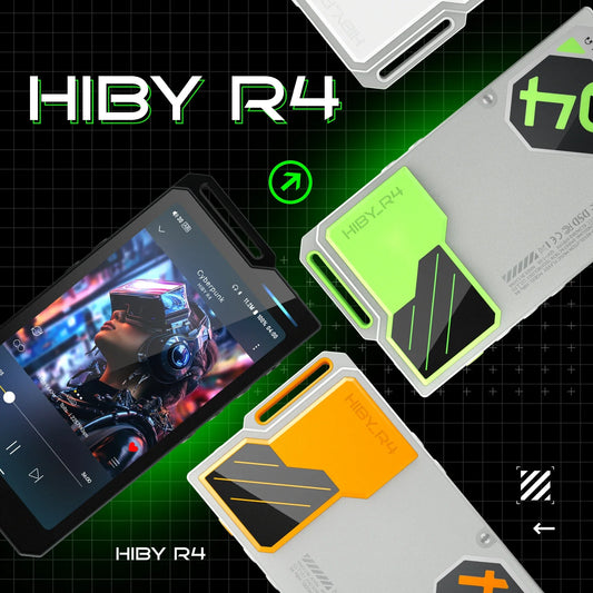 HiBy R4 Android 12 HiFi Music Player Bluetooth WiFi DSD256 MQA 16x USB DAC Headphone AMP 11hr 4.7'' ES9018Q2M*4 Snapdragon 665