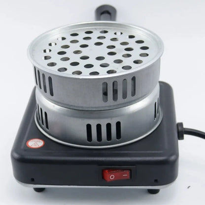 Electric Hookah Charcoal Burner Stove 500W/1000W Shisha Nargile Coal Starter Heater with Handle for BBQ&Smoking