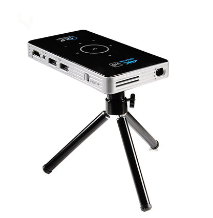 3D Mini Movie Video Projector Modern Design Lens Dlp Smart Touch Panel Projector S905x Battery Android 4k Beamer P06