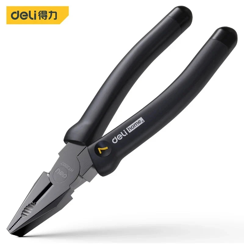 DELI Household 1 Pcs 7'' Wire Cutters Multi-color Non-slip Plier Multifunction Electrician Portable Hand Tools Steel Wire Pliers