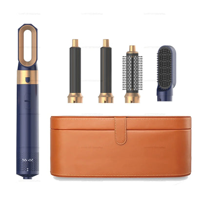 5 In 1 Styling Hair Dryer Electric Comb Negative Ion Professional Automatic Comb Curly Hair Straight Hair Comb Styling Tool
