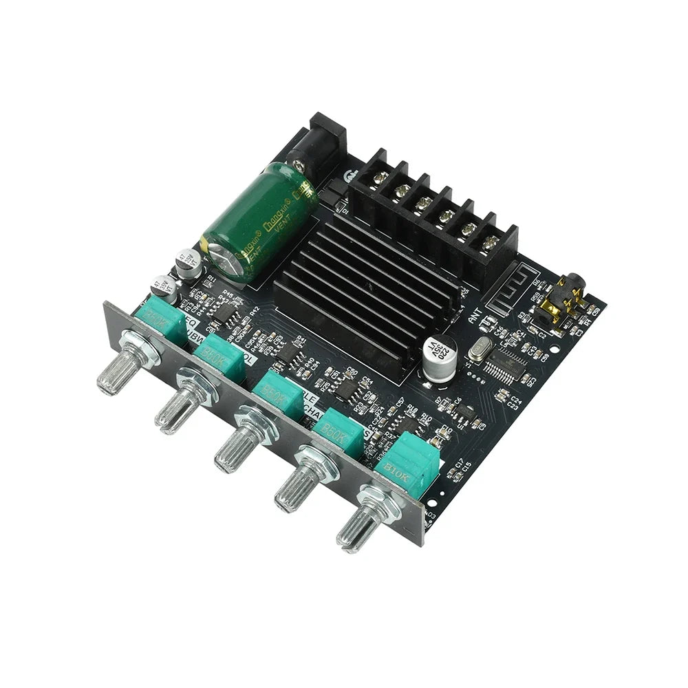 2.1 Channel BL Digital Power Amplifier Module with Subwoofer Output High Low Bass Adjustment 100W+50W+50W High Fidelity Bluetooth 5.0 Audio Board