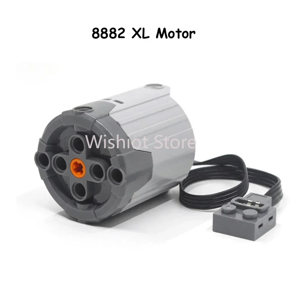 Legoeds-compatible MOC Technical Power Functions M Motor 8883 Modified Remote Control Power Group Train Lithium Battery Box 9686