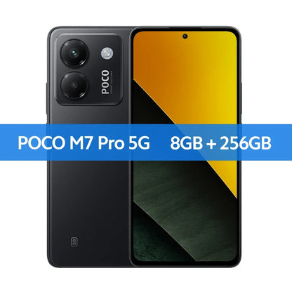Newest POCO M7 Pro 5G Global Version Dimensity 7025-Ultra 120Hz FHD+ Eye-care AMOLED Display 5110mAh Battery NFC