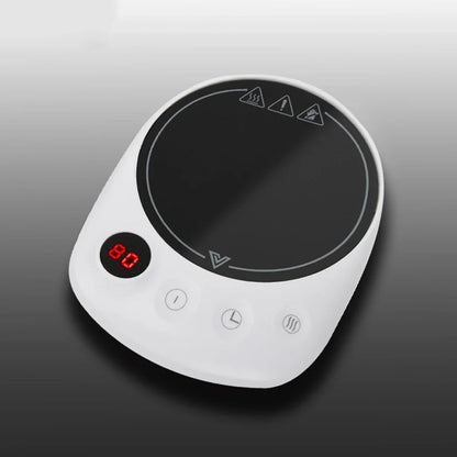 Electric Beverage Heating Plate 200W Smart Milk Tea Coffee Cup Mug Warmer for Desk 5 Temperatures with Timer Automatic Shut Off