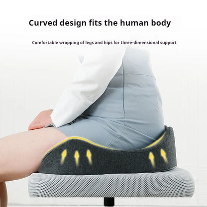Slow Rebound Memory Foam Office Chair Cushion Woman Tailbone Pelvis Orthopedic Medical Lady Seat Cushion Beautiful Buttocks Pad