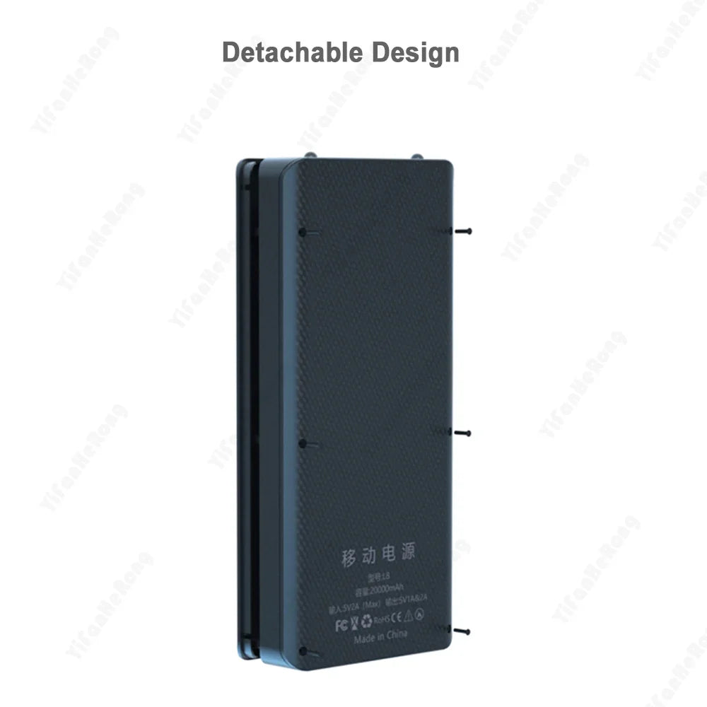 8/10*18650 Power Bank Cases Battery Holder Portable Dual USB Type C Charge Shell for iPhone Xiaomi Huawei 18650 Battery Cases