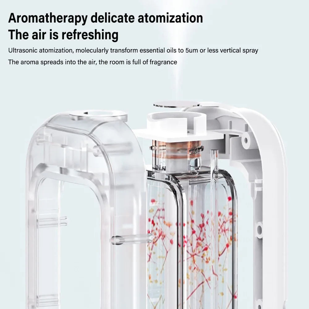 Aromatherapy Machine Automatic Home Fragrance Machine Essential Oil Diffuser Nebulizer for Kitchen and Toilet Deodorization
