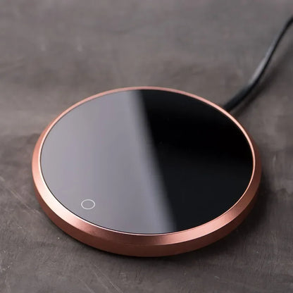 Electric Coffee Cup Warmer for Milk Water Tea Cocoa Home Office Desk Use Beverage Mug Warmer Heating Plate 8 Hours Auto Shut Off