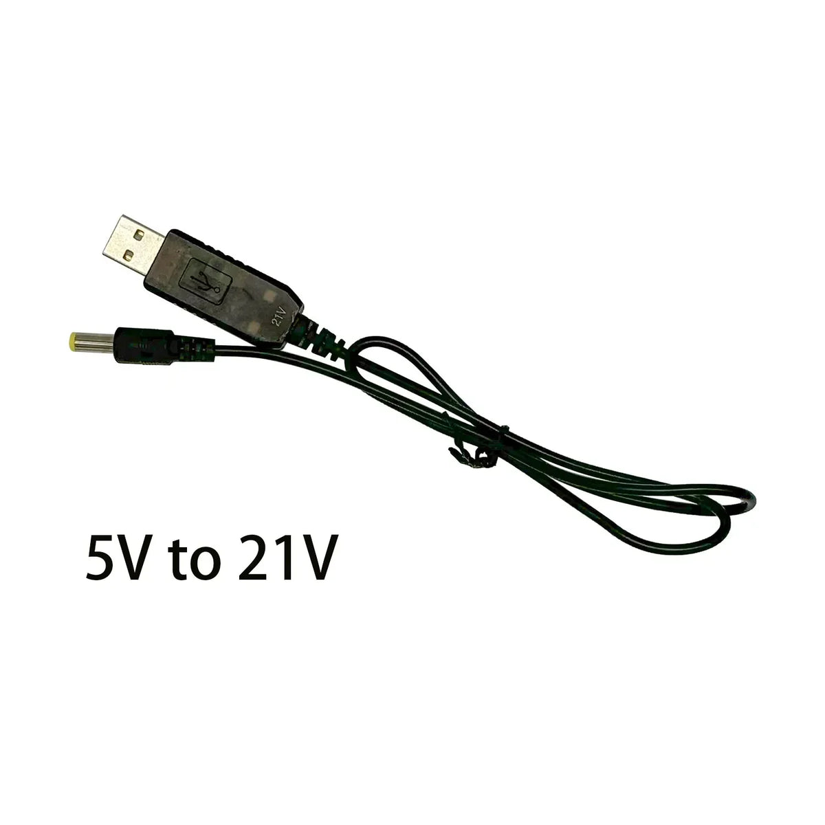 1pc 5V to 21V boost cable 21V battery dedicated charging cable DC interface USB adapter cable charger