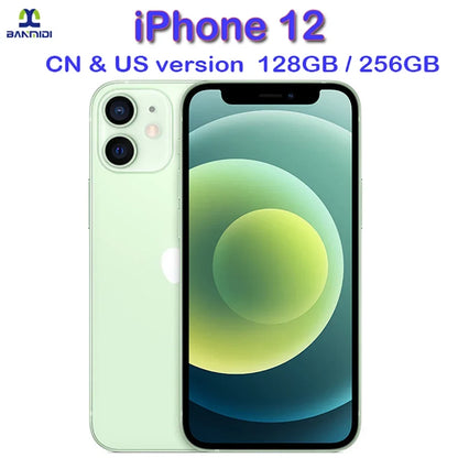 Apple iPhone 12 Smartphone 6.1" Original Unlocked CellPhone Dual Sim Card Slot