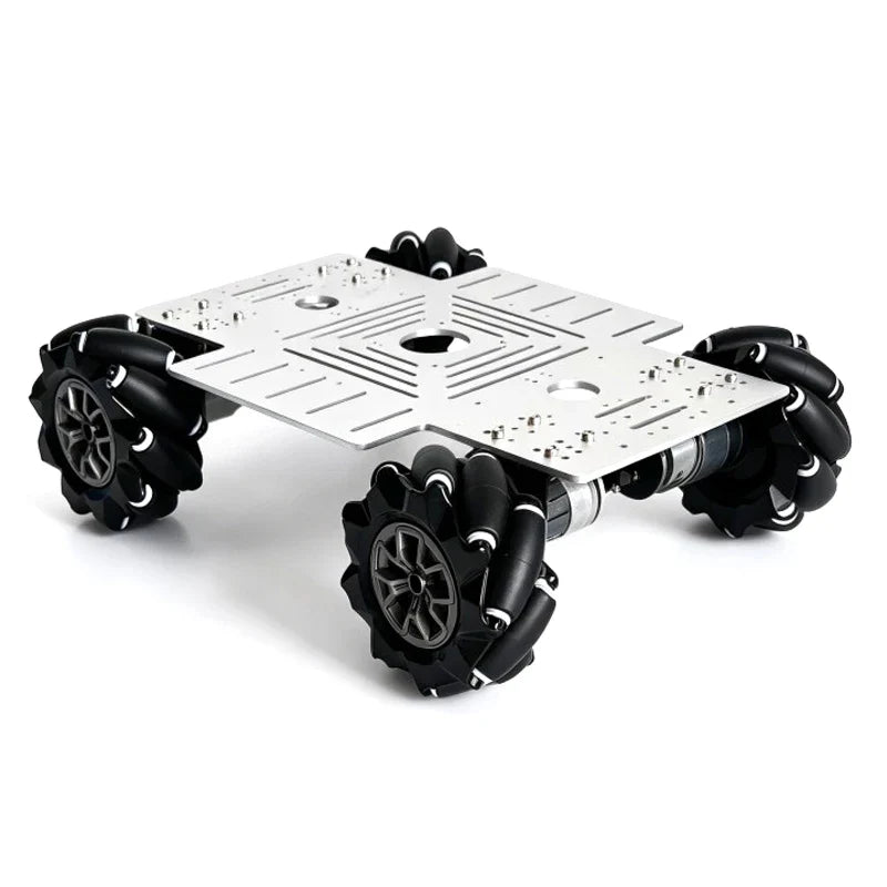 10-20Kg Load 330+240mm Big Plate 4WD Mecanum Wheel Robot Car with 12V Motor for Arduino ROS Robot Arm Chassis DIY Kit Toy Parts