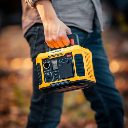 300W 231Wh Portable Power Station High Energy Density Solar Battery Generator For Outdoor Camping Trip Emergency Supply Use