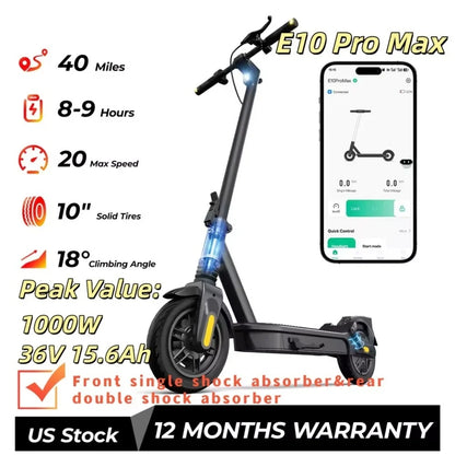 Foldable Adult Electric Scooter 8.5 Inch 500W 36V Long Range E Scooters Portable Commuter E Scooter For Adult Daily Travel