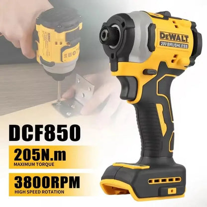 Dewalt DCF850 Wireless Brushless Electric Screwdriver Lightweight 20V Battery Impact Wrench Powerful Portable Tool