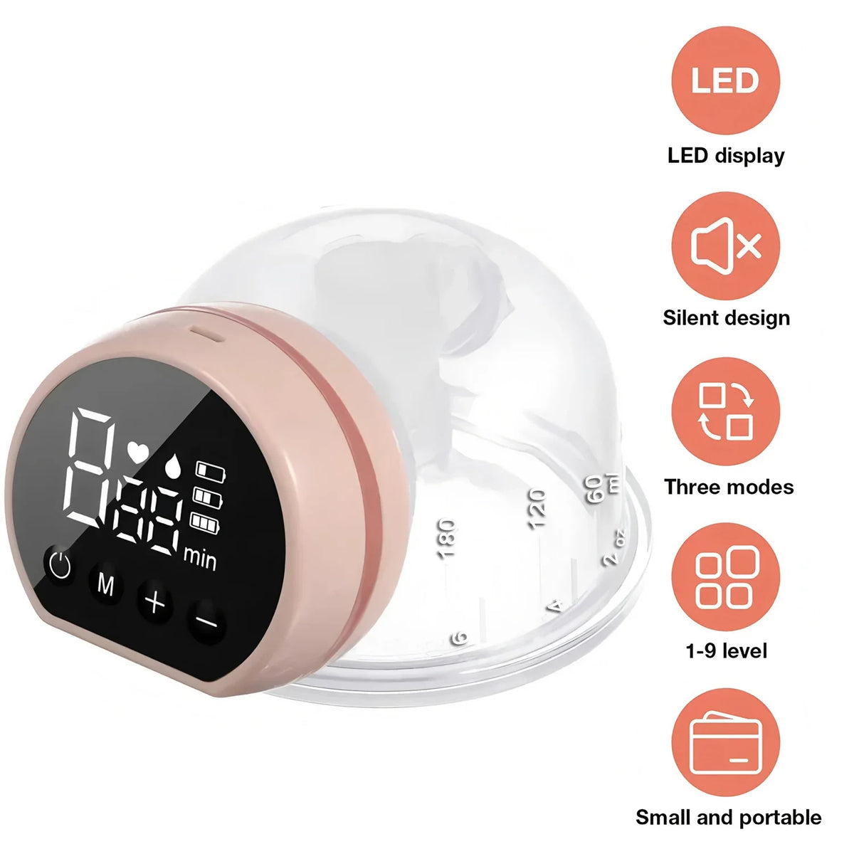 New Wearable Electric Breast Pumps Portable Hands Free Breast Pump Silent Comfort Breast Milk Extractor Collector 1PCS