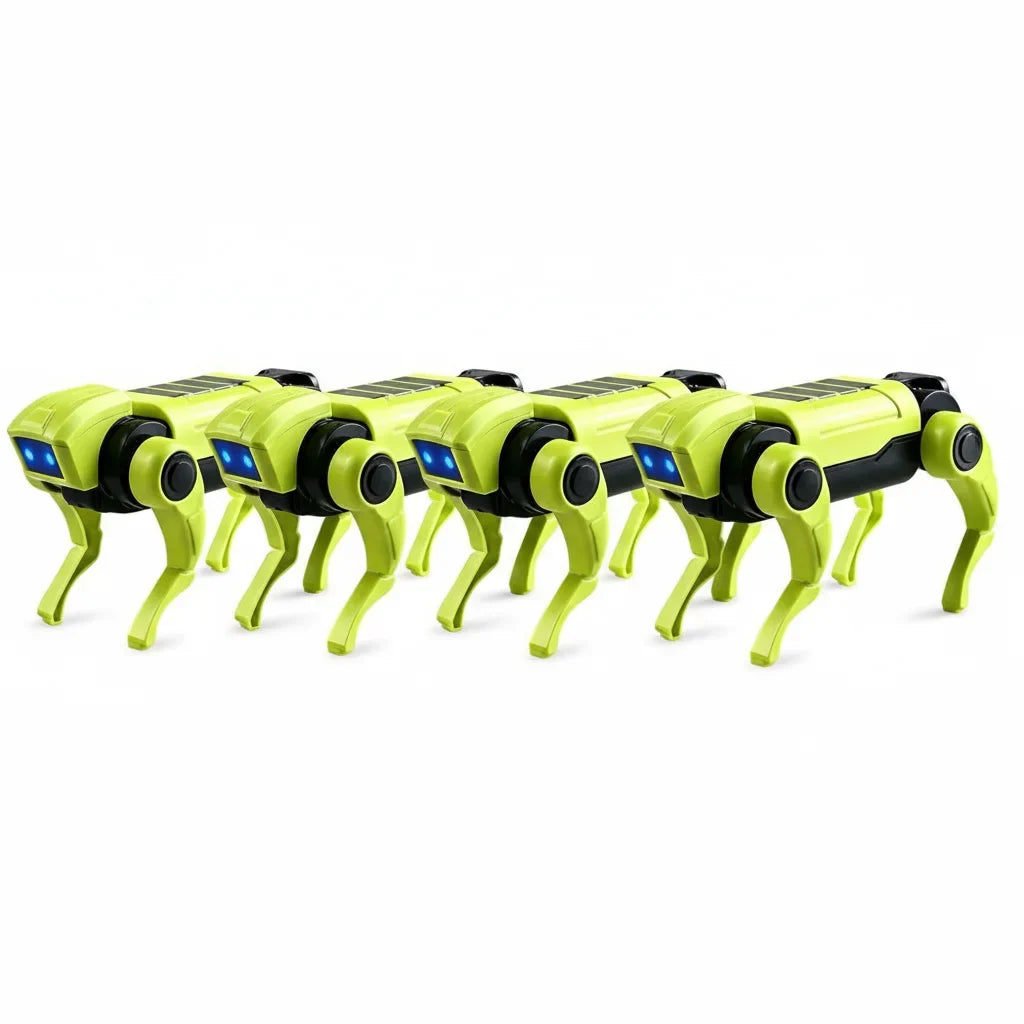 1/3/5Pcs Rc Robot Remote Control Mechanical Dog Toy Science Teaching Assembling Model Electric Set Toys Boys Kids New Year Gifts