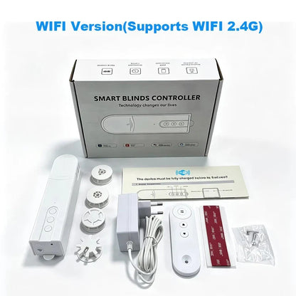 Tuya WiFi Smart Curtain Motor, ZigbeeElectric Roller Blinds Driver, Alexa Google Home Voice Control, Automatic Pull Cord Chain