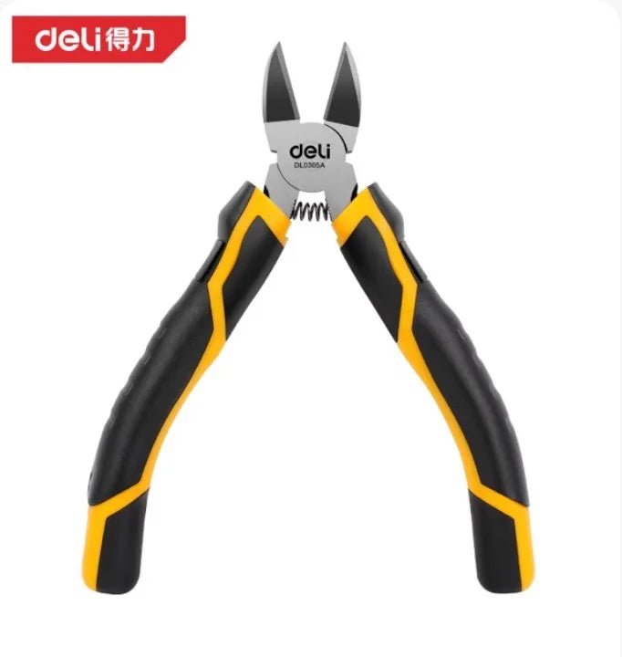 Deli Diagonal pliers CR-V plastic pliers 5 / 6 inch jewelry wire and cable cutter cutting side scissors tools electrical tools