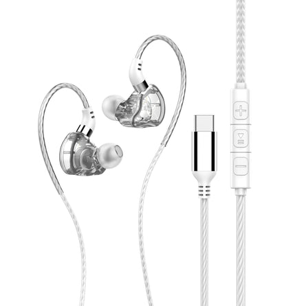 Original AK6 3.5mm Jack Wired Headphones Type C Plug Hifi Bass Stereo Earphone In-Ear Headset Game Earbuds for Xiaomi Samsung
