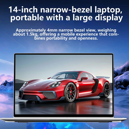 LENO Ultra Slim 14.1" Windows 11 Laptop | 16GB RAM | Intel 4405U | 256GB–2TB SSD | FlipStylez LLC®
