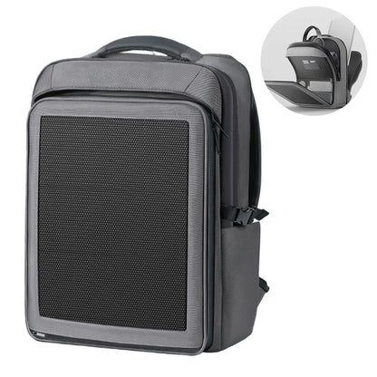 44x32x17cm 35L Solar Charging Backpacks 30W Solar Panel Oxford Cloth Lightweight Waterproof Zipper Bag Outdoor Bag Accessories